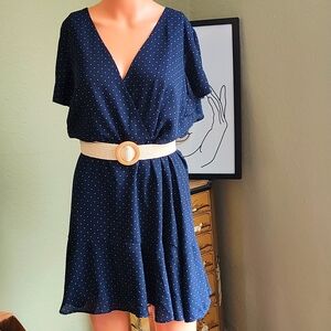 EUC Altar’d State Polka Dot Dress, Size XL #114